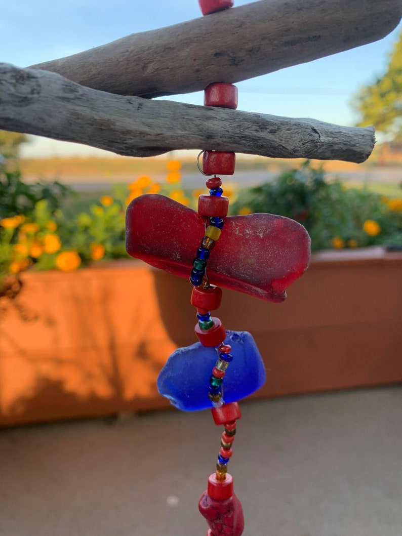 Sea Glass Driftwood Bohemian Decor