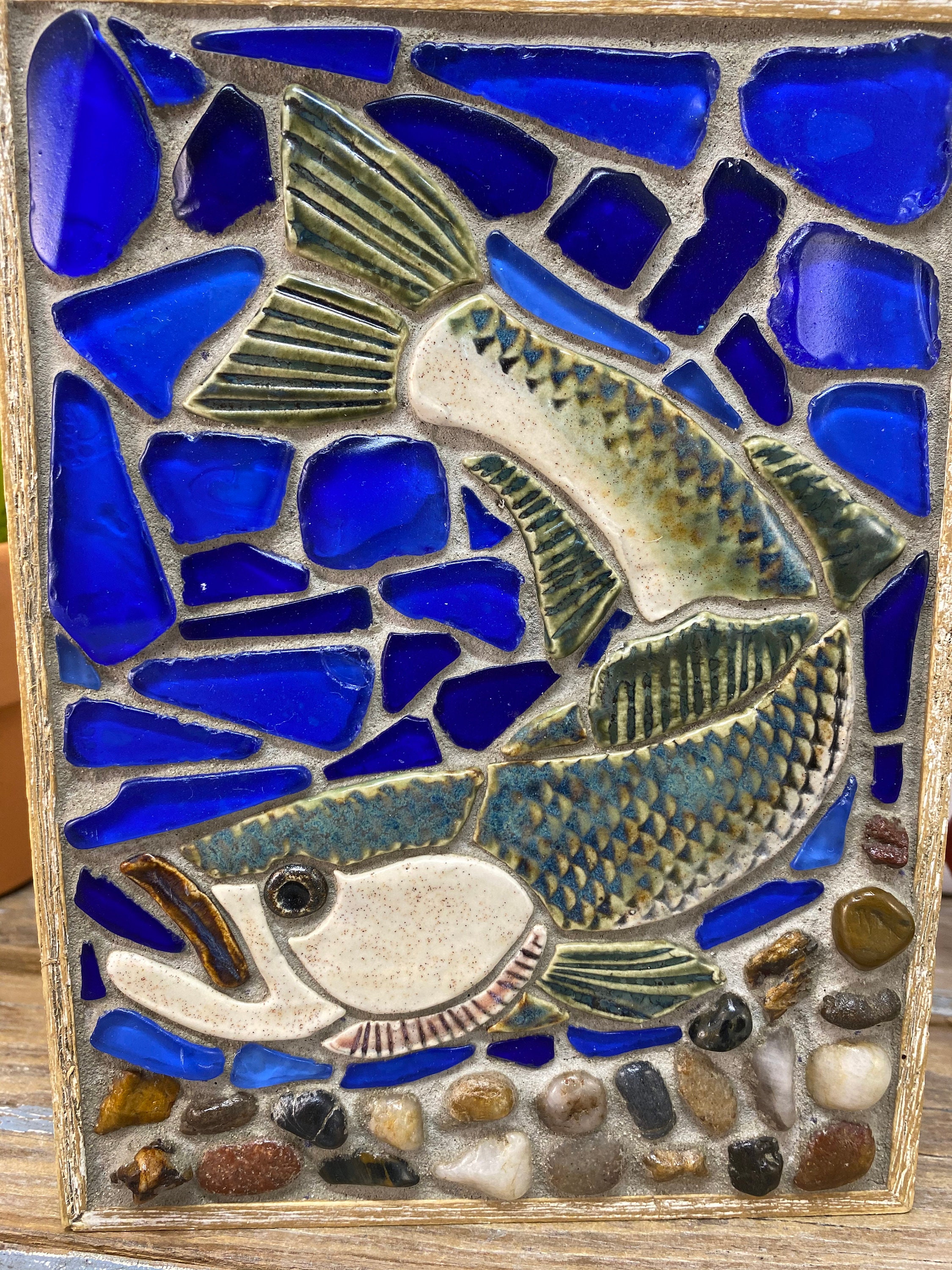 Beautiful Fish Mosaic | Etsy