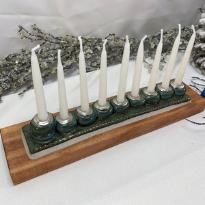 Handcrafted Hanukkah Menorah