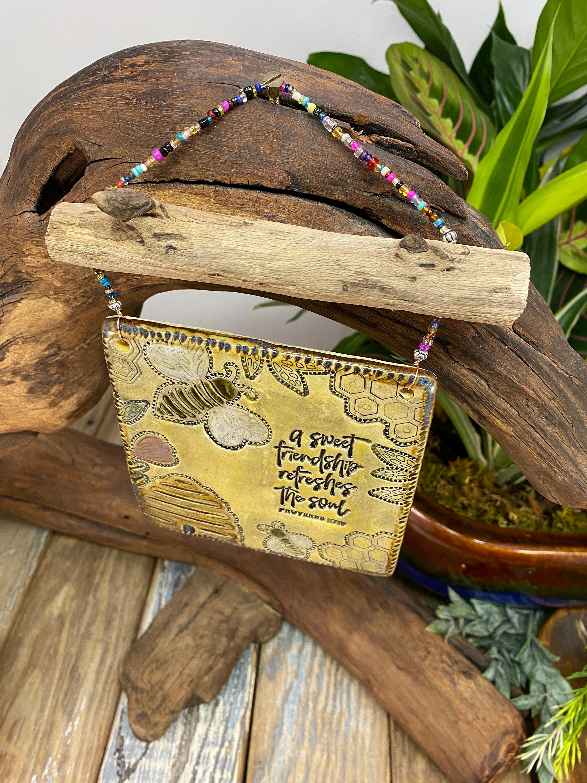 Handcrafted Friendship Wall Art Etsy