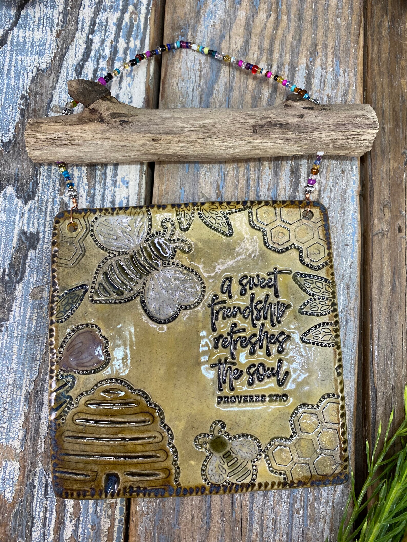 Handcrafted Friendship Wall Art | Etsy