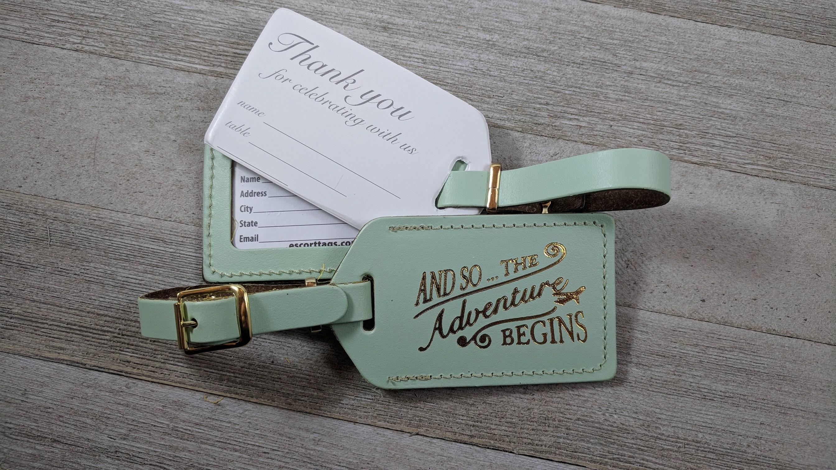 BULK LUGGAGE TAGS and so the Adventure Begins for weddings Etsy