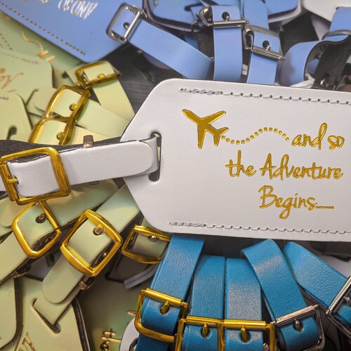 BULK LUGGAGE TAGS Gold Discount Pricing 