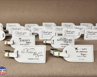 Personalized Wedding Favors for Guests, with your name and date on the front with logo, with Custom seating cards, Deluxe style