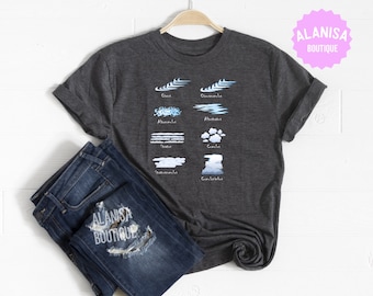 Cloud Shirt, Types Of Clouds, Rainy Day Shirt, Cloud Shape, Weather Forecast, Weather Tee, Meteorologist, Climate Change, Clouds