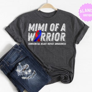 Congenital Heart Shirt, Heart Defect Shirt, Heart Awareness, Grandma Of A Warrior, Heart Surgery Shirt, CHD Shirt, Heart Warrior, Grandma