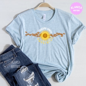 Sarcoma Awareness Tee, Sarcoma Cancer Awareness, Sarcoma Warrior, Sarcoma Support, Yellow Ribbon, Sunflower Tee, Sarcoma, Unisex Tee