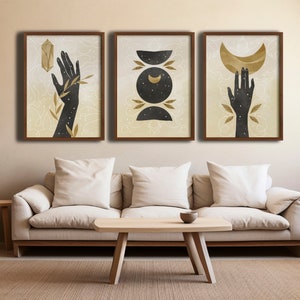 Abstract Hand Art Print, Hands Wall Print, Printable Wall Art, Instant Download, Boho Wall Art, Boho Home Decor, Minimalist Wall Art