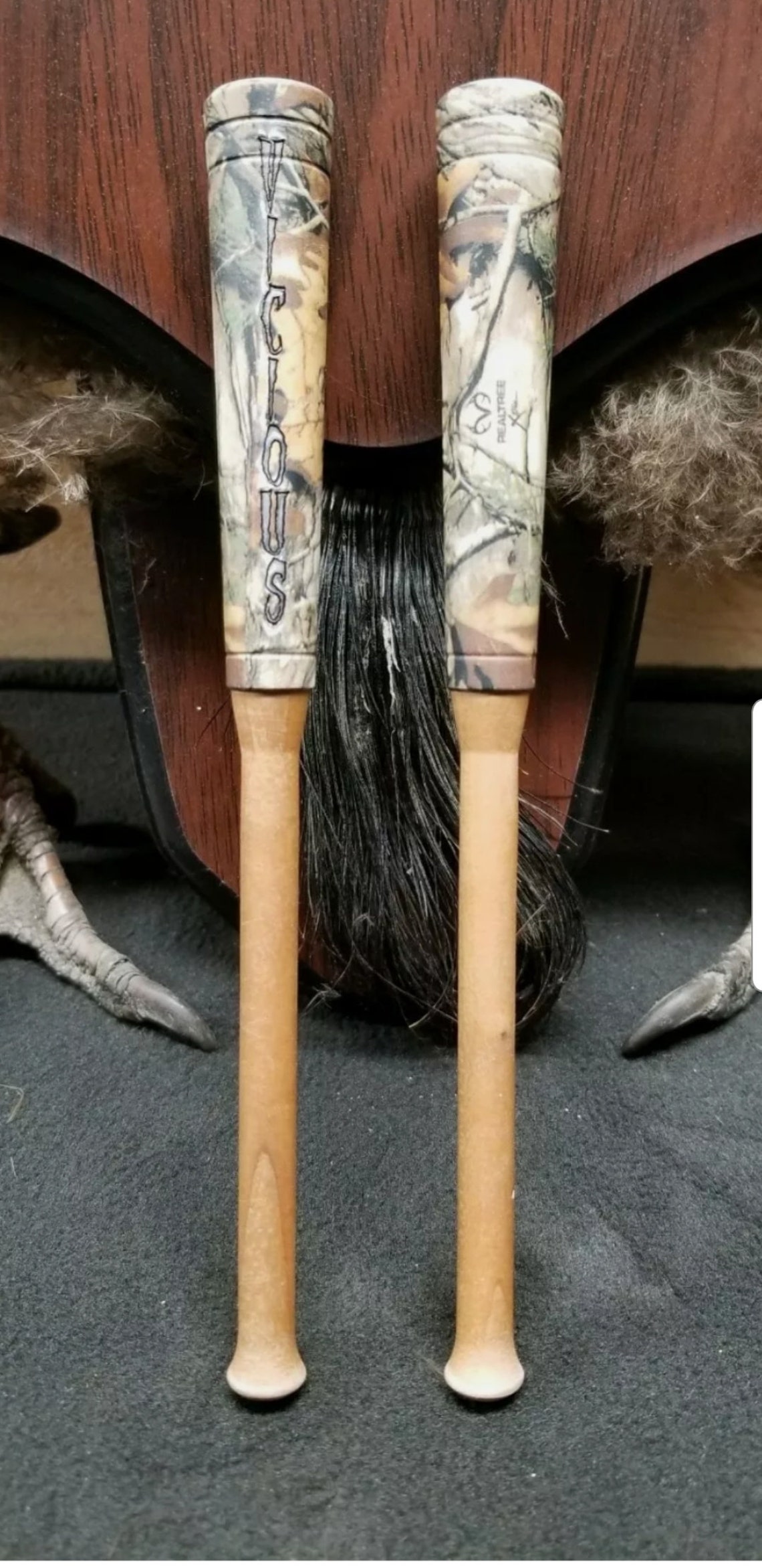 Turkey Call Striker Vicious Striker by MFO Cherry Wood With Etsy