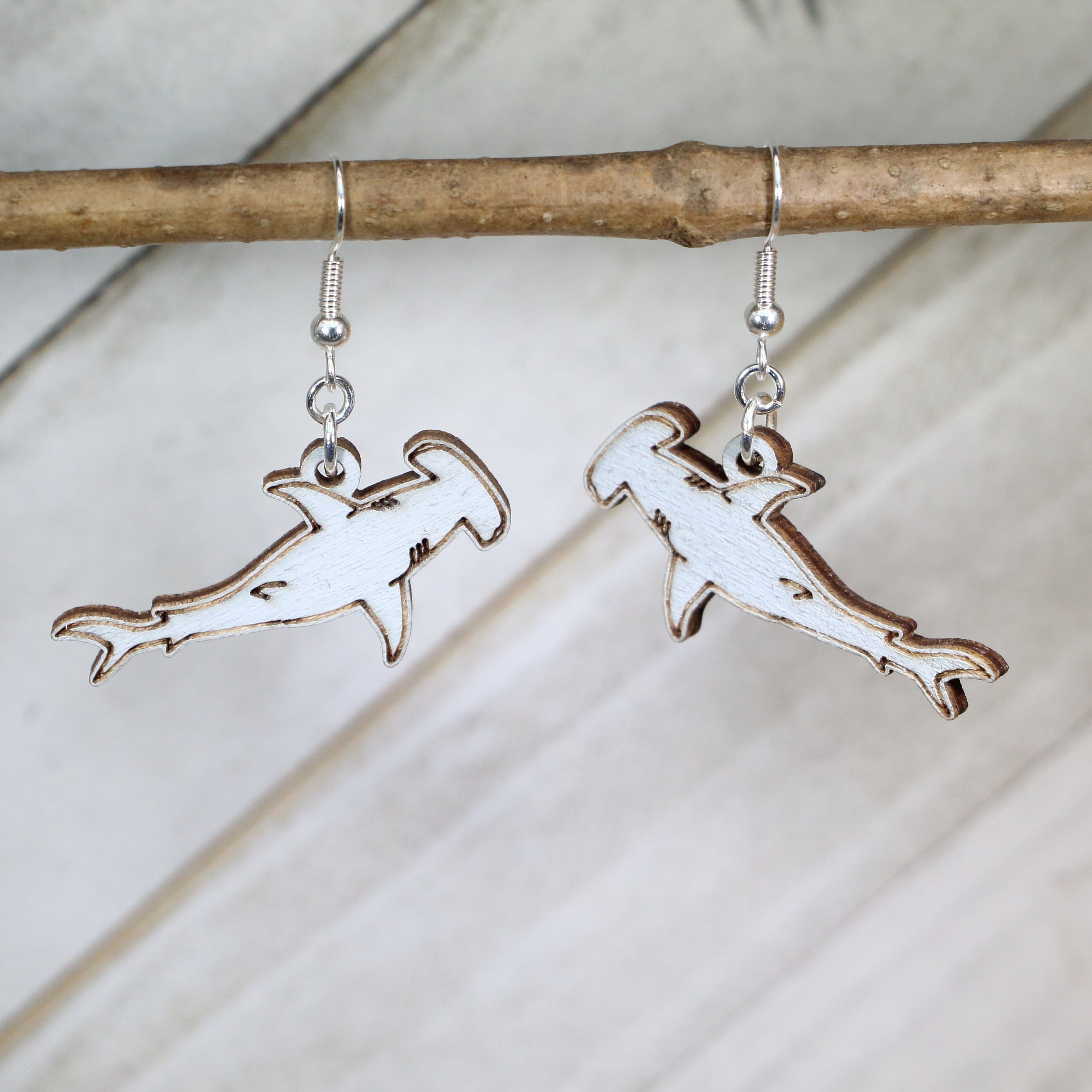 Hammerhead shark earrings sale