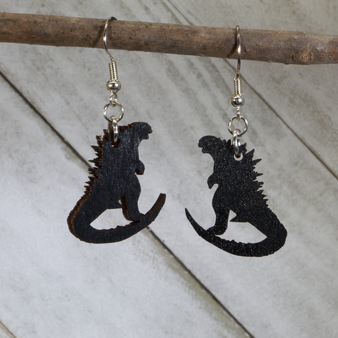 King of All Monsters Earrings Etsy