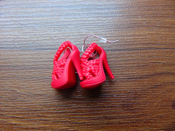 barbie shoe earrings