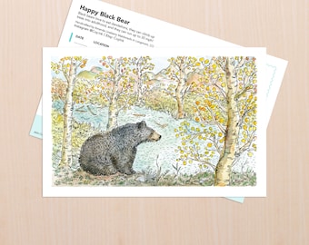 Summer Black Bear Art