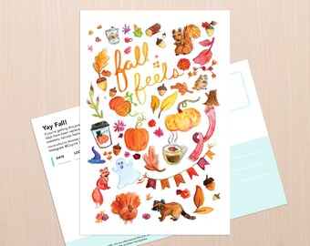 Happy Fall Feels Print