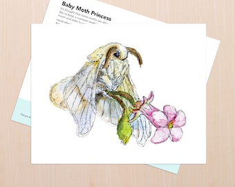 Moth Princess Art