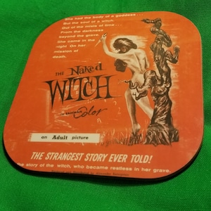 The Naked Witch (1961) Movie Poster MDF Coaster