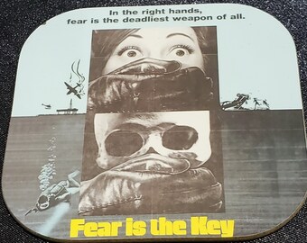 Fear Is the Key (1972) Movie Poster MDF Coaster