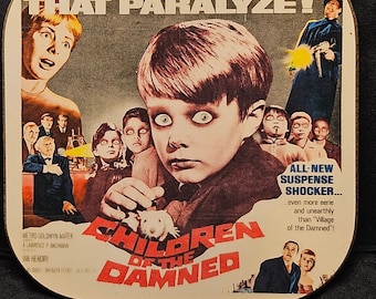 Children of the Damned (1964) Movie Poster MDF Coaster