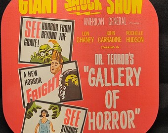 Dr. Terror's "Gallery of Horror" (1967) Movie Poster MDF Coaster