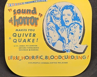 The SQ Show "Sound of Horror" (1966)  MDF Movie Poster Coaster
