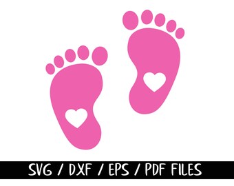 Download Baby feet svg | Etsy