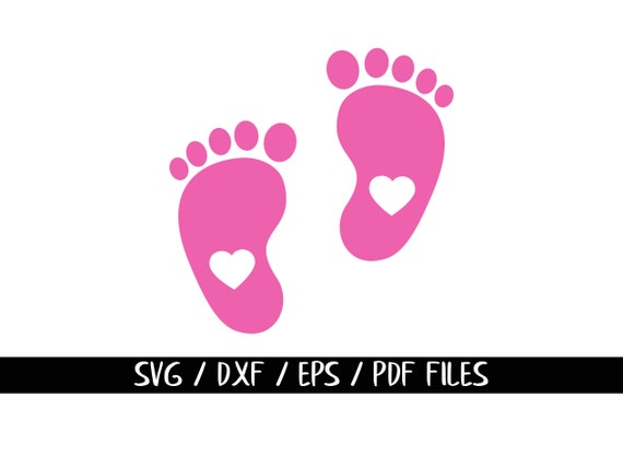 Download Baby Feet SVG Baby Shower SVG for Silhouette Newborn Svg ...