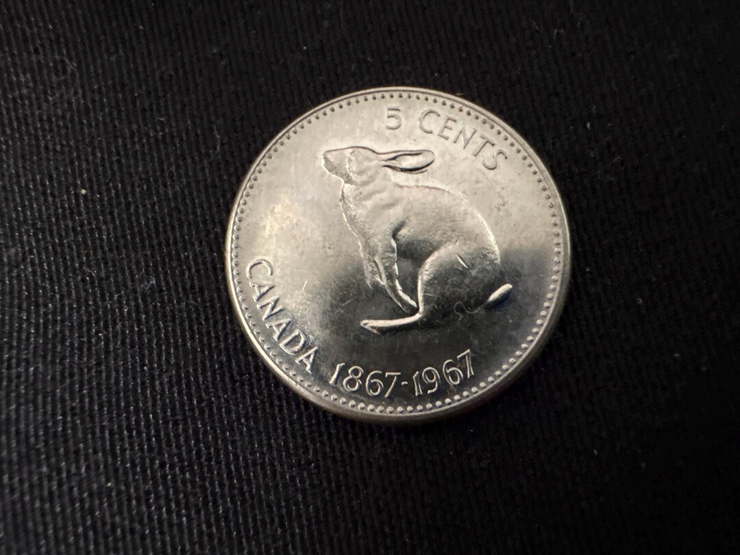 1967 Canada- Lucky Rabbit Nickel - Bright Uncirculated - Etsy