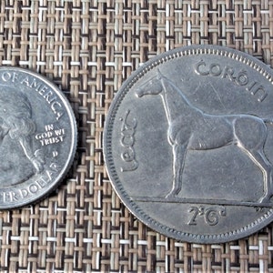 Rare Ireland half Crown- large coin-1951-1967