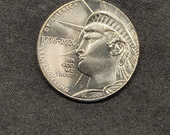 2026 - 250th Anniversary Liberty Half Dollar Uncirculated.