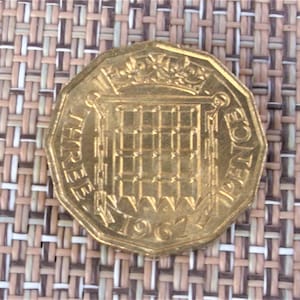 Great Britain brass 3 pence 1967-1952