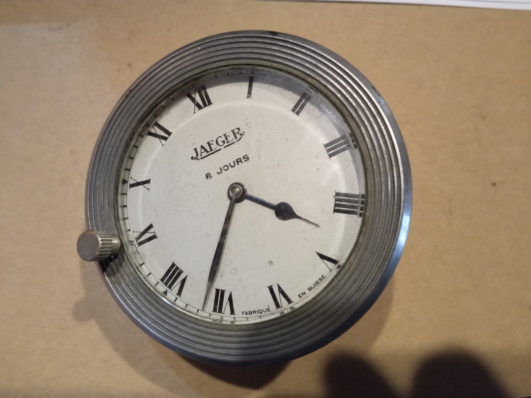 Vintage Dashboard Fiat Alfa Romeo Clock Jaeger 8 Jours Etsy
