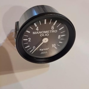Lancia Stratos Gruppo 4 Oil pressure manometer Veglia Borletti Restored
