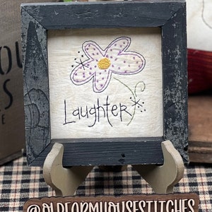 Laughter Primitive Framed Print