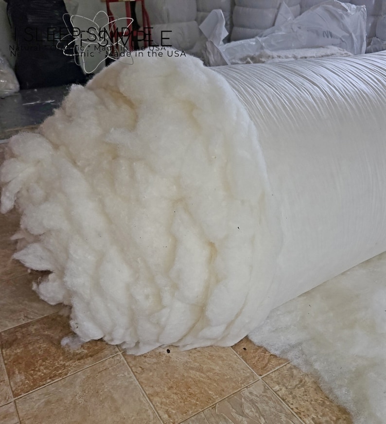 Natural Wool Batting Core Wool Carded Wool Etsy