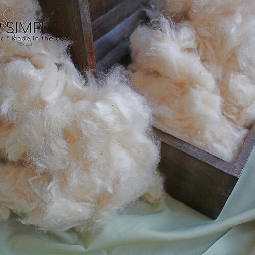 Organic Kapok Fiber Fluffed Fill Etsy