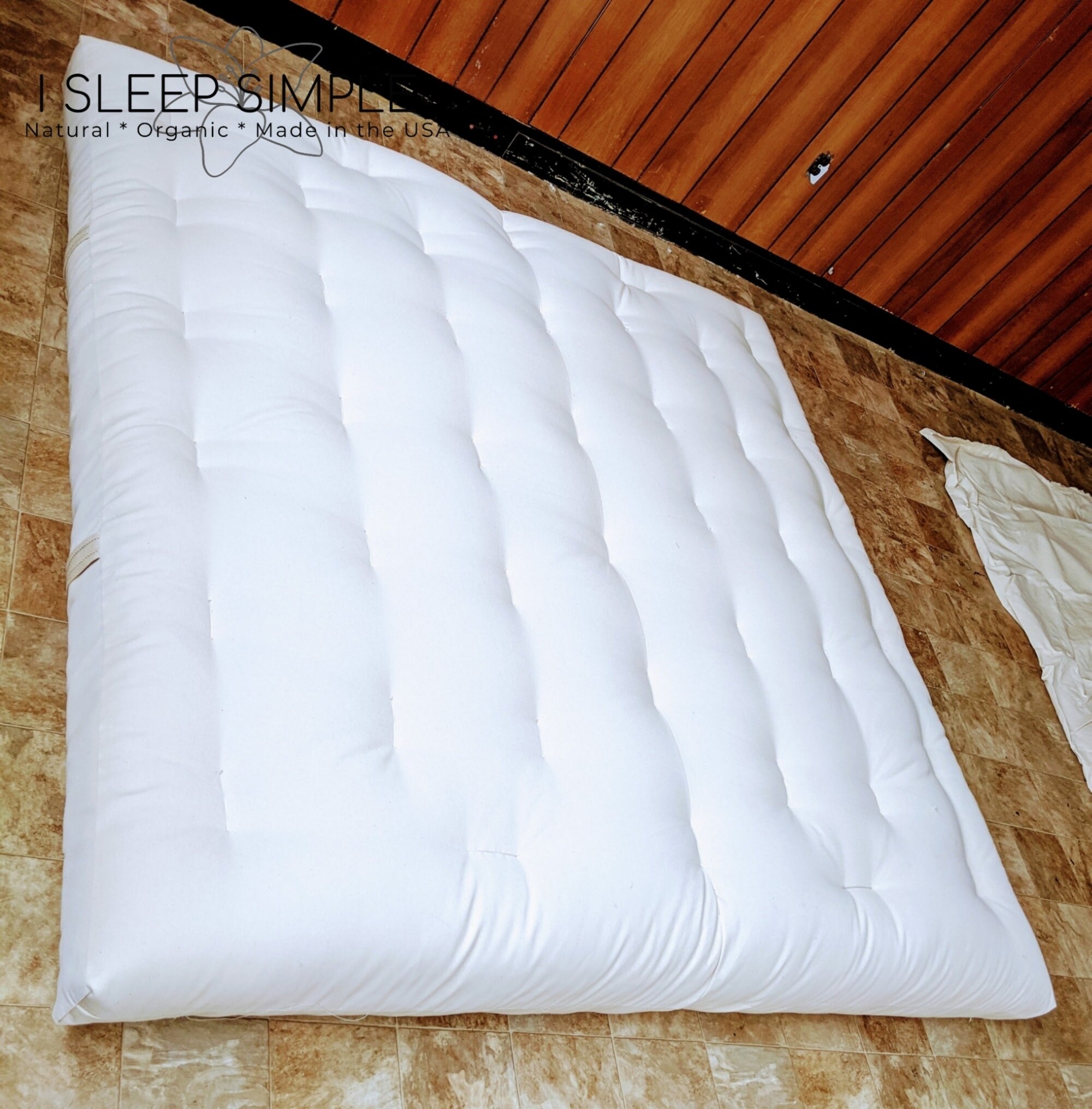 Cotton & Wool Futon Made in the US Etsy