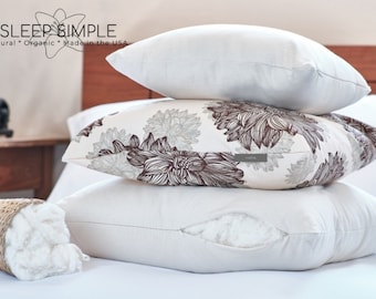 Best Organic Cotton Pillow | GOTS Certified | Adjustable | Made in the USA
