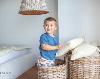 Toddler Pillow Organic 13x18 Adjustable Fill Travel Pillow