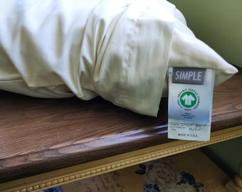 100% Organic Cotton Pillowcases | Certified Organic Sateen