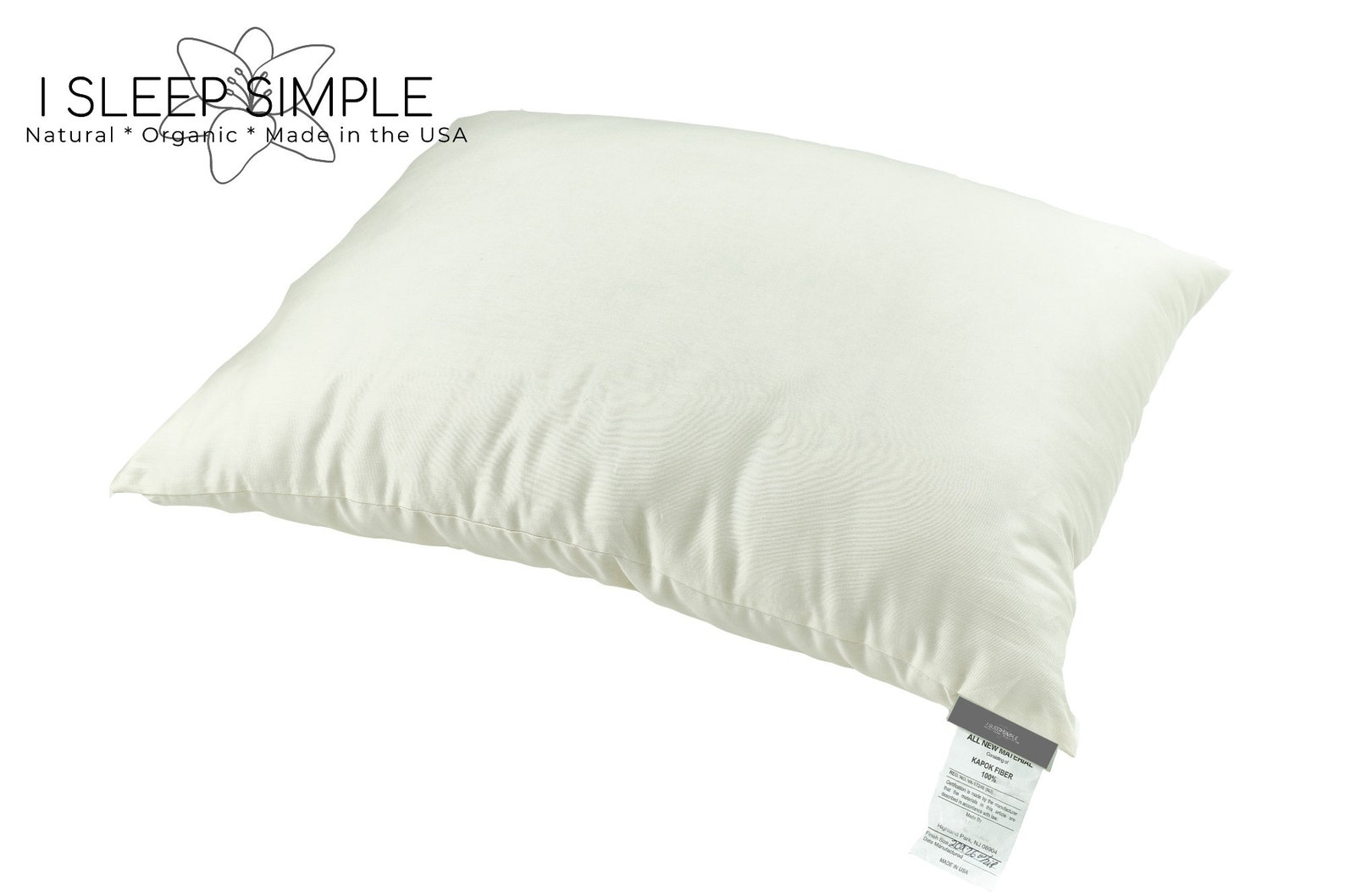 Best Kapok Pillow Adjustable Made in the US Etsy