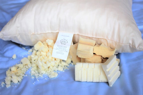 shredded rubber pillow