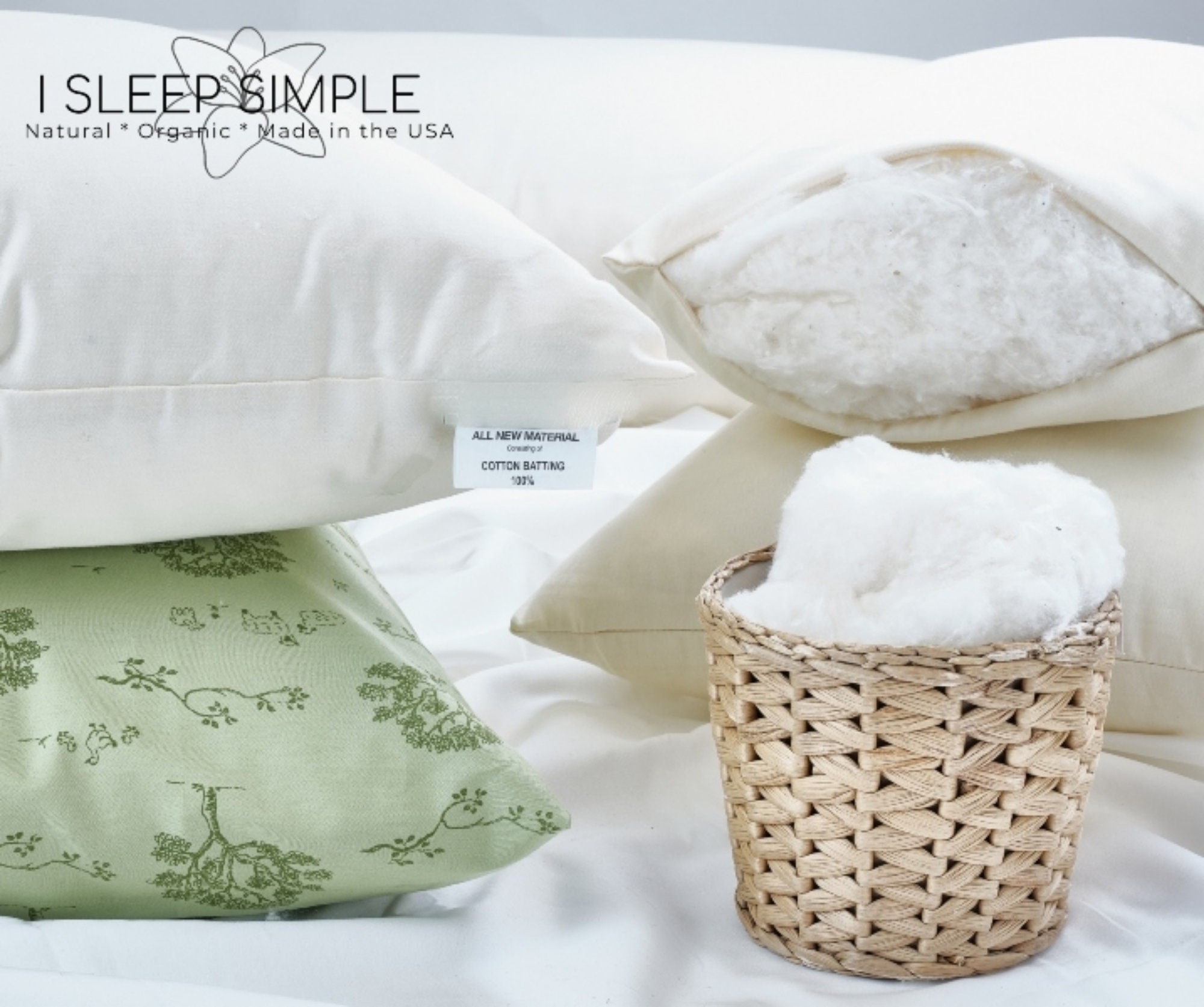 Organic Cotton Pregnancy Maternity Pillow Side Sleeper( more cotton ad –  CradlePlanet