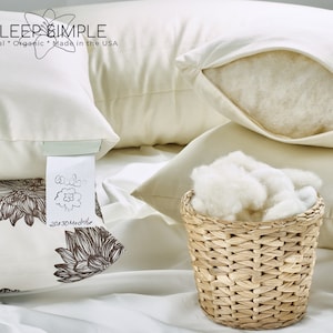 Best Wool Pillow | Adjustable | Made in the US