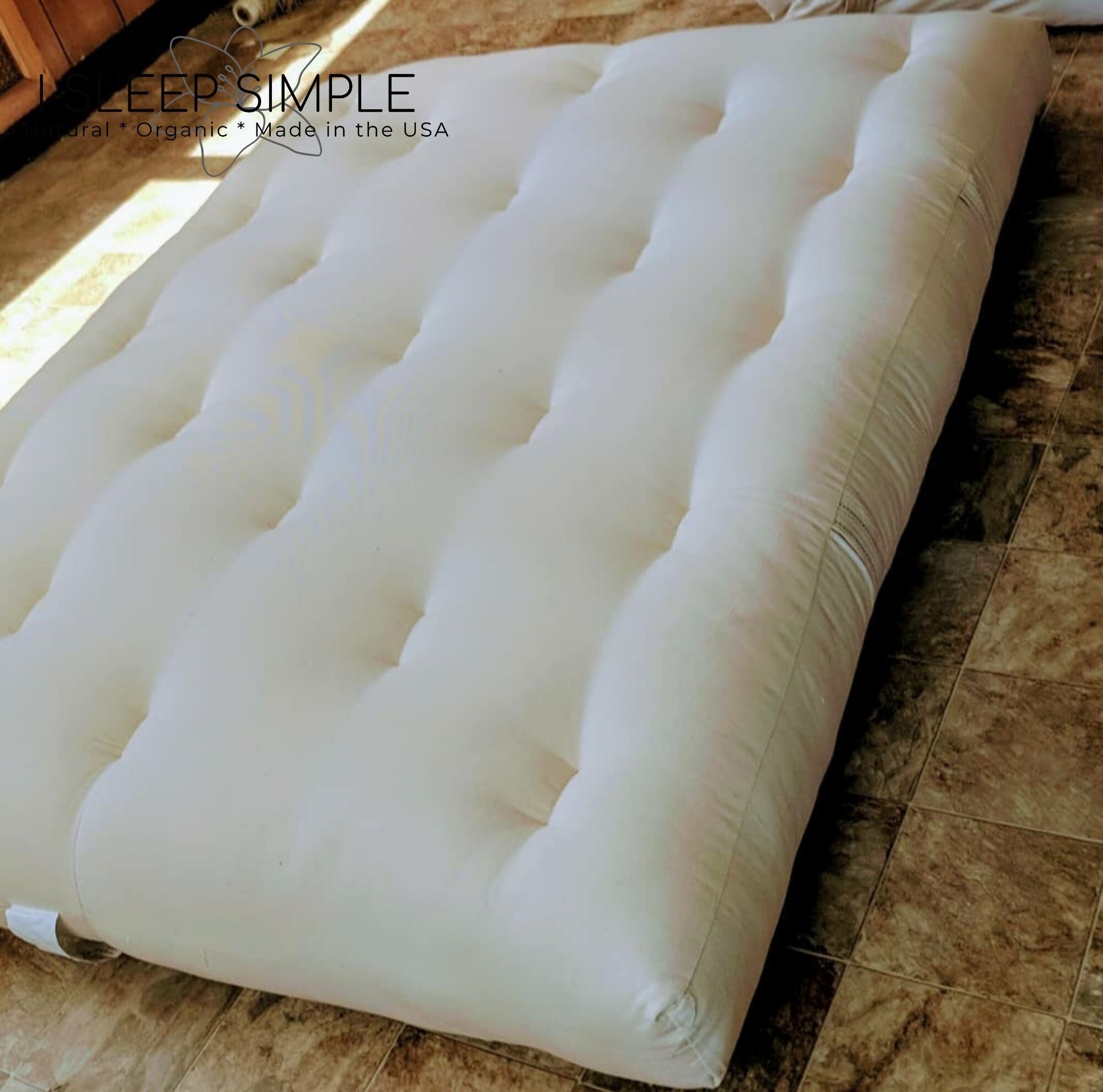 Cotton & Wool Futon Made in the US Etsy