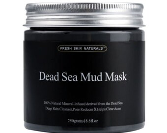 Fresh Skin Naturals Dead Sea Mud Mask Facial Cleanser, Anti-Aging, Tone, 8.8oz