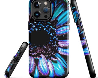 Blue Flower Tough Case for iPhone® Floral Design Pretty Case