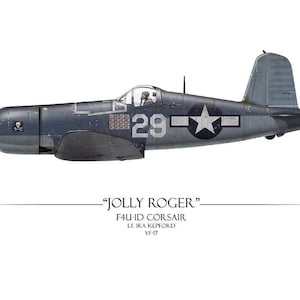 Ira Kepford F4U Corsair - Art Print by Craig Tinder - Etsy