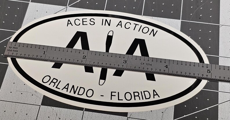 Aia Sticker AIA Aces in Action Orlando - Florida Vinyl Aircraft Vehicle Automotive ...