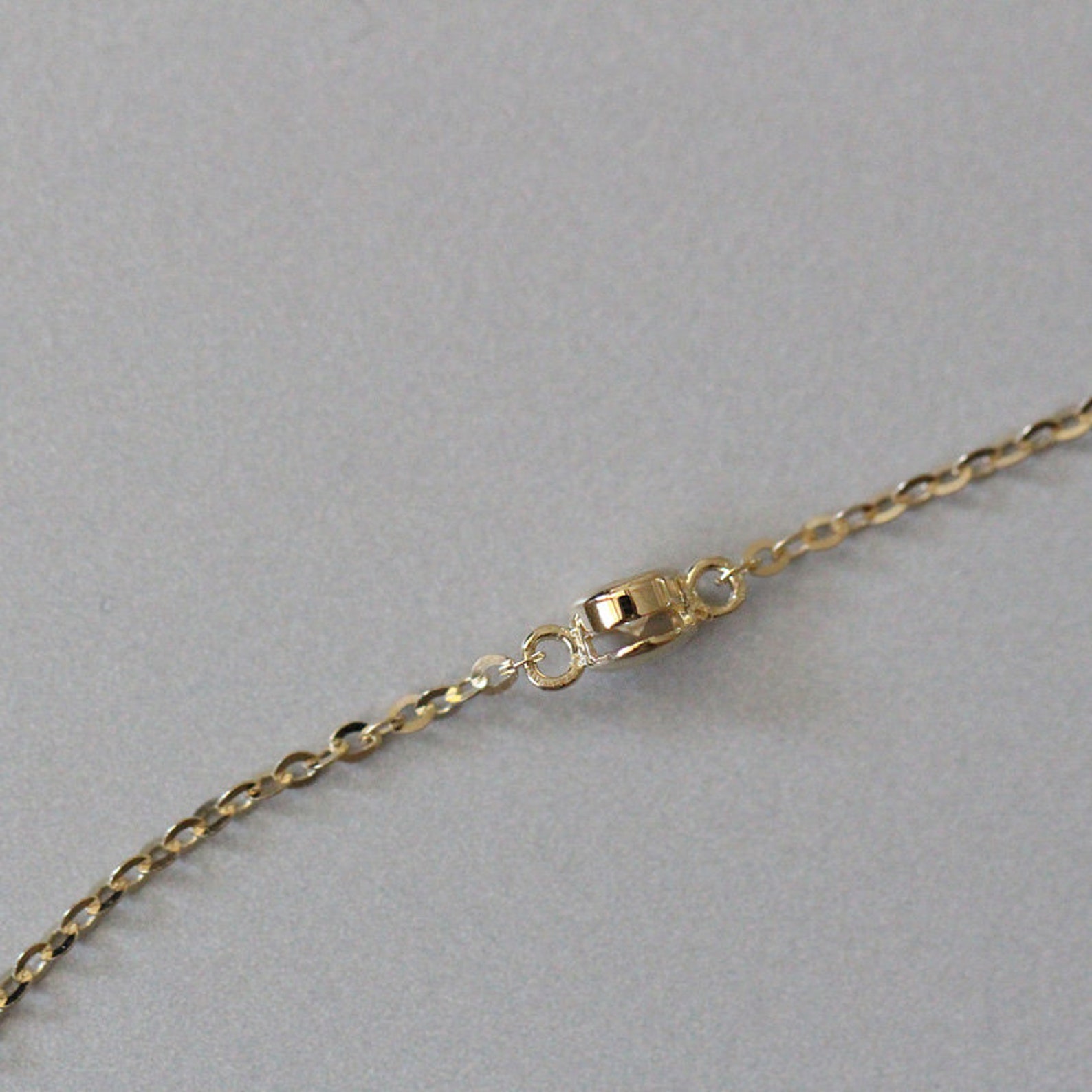 14K solid gold H Letter chic bracelet Dainty minimalist Etsy