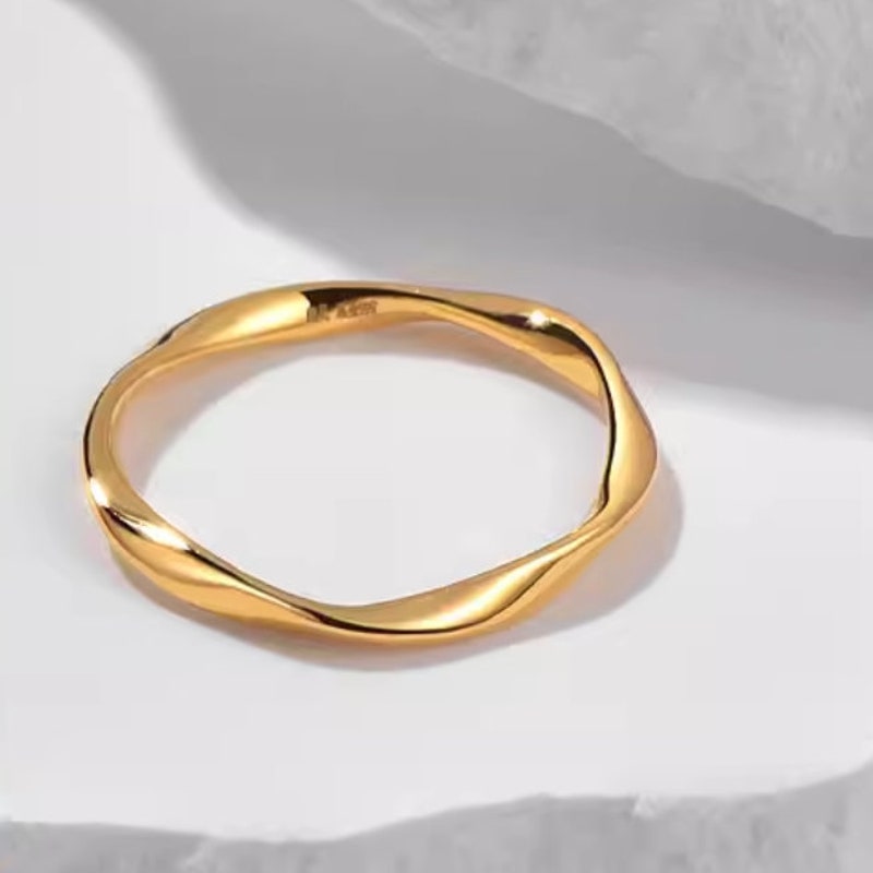 24k Gold Ring - Etsy